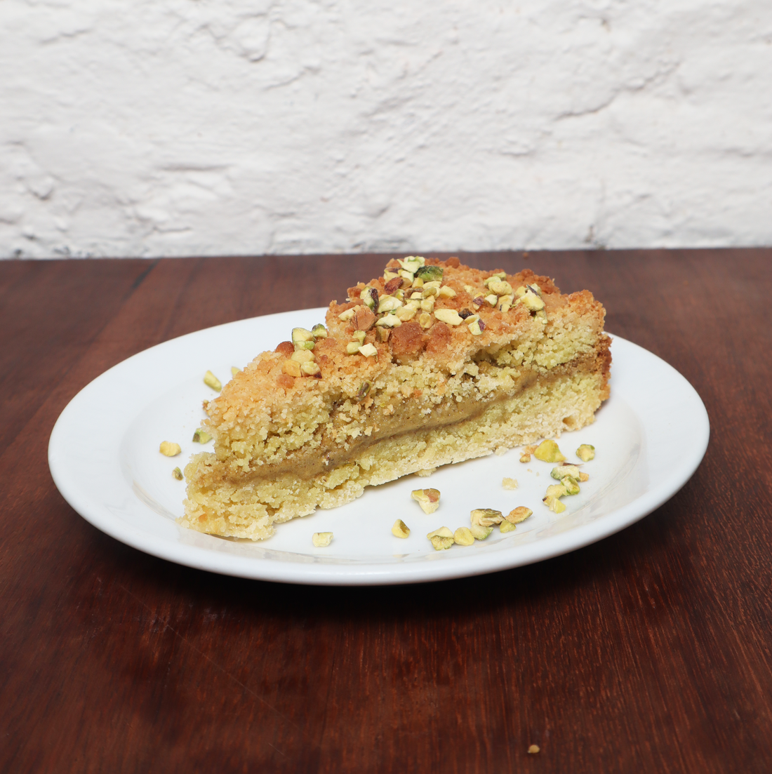 Pistachio Cake Slice