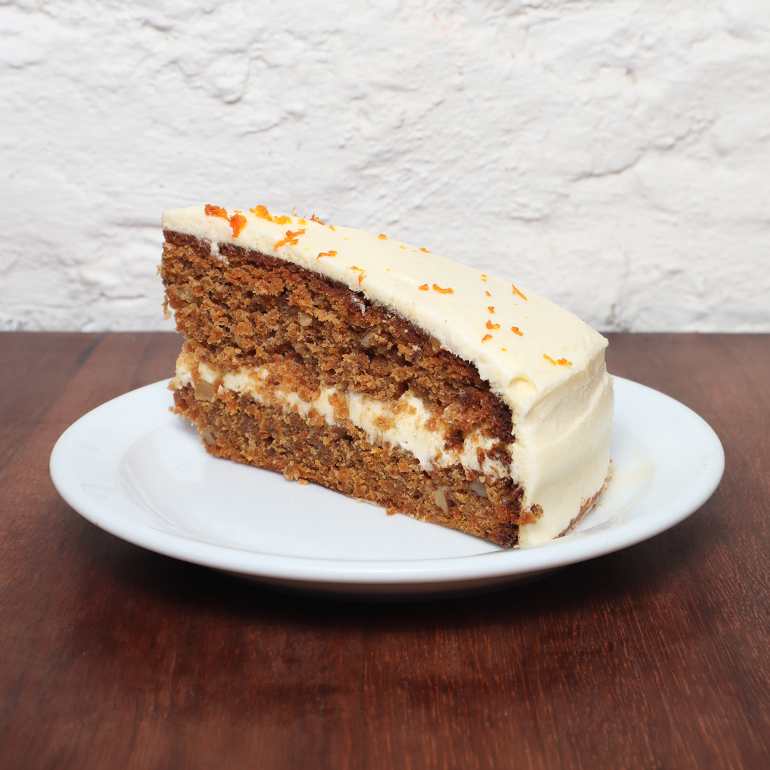Carrot & Walnut Cake Slice